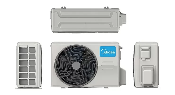 Инверторен стенен климатик с изкуствен интелект Midea Breezeless E CB1-24HRFN8-I/CB1-24HFNX-O - снимка 3